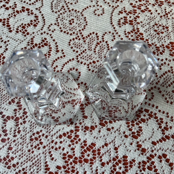 Vintage Crystal taper holders - Picture 9 of 9